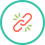 A chain link graphic.
