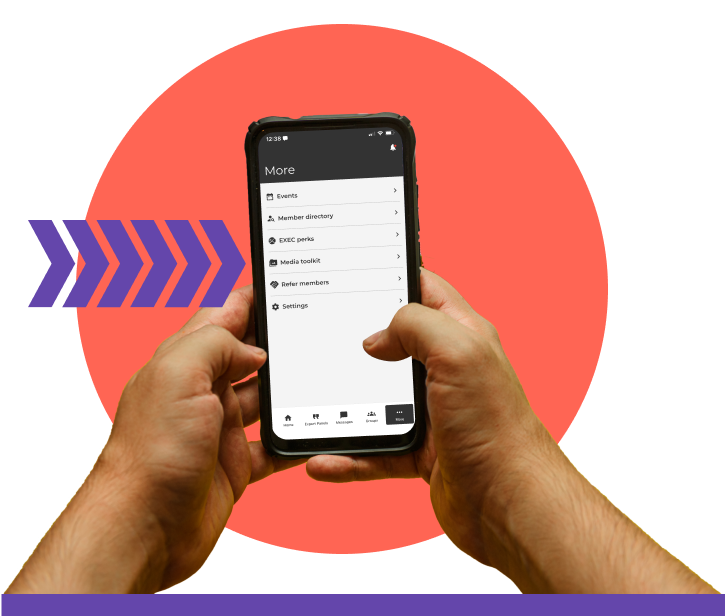 screenshot of app with "Media Toolkit" under the More button
